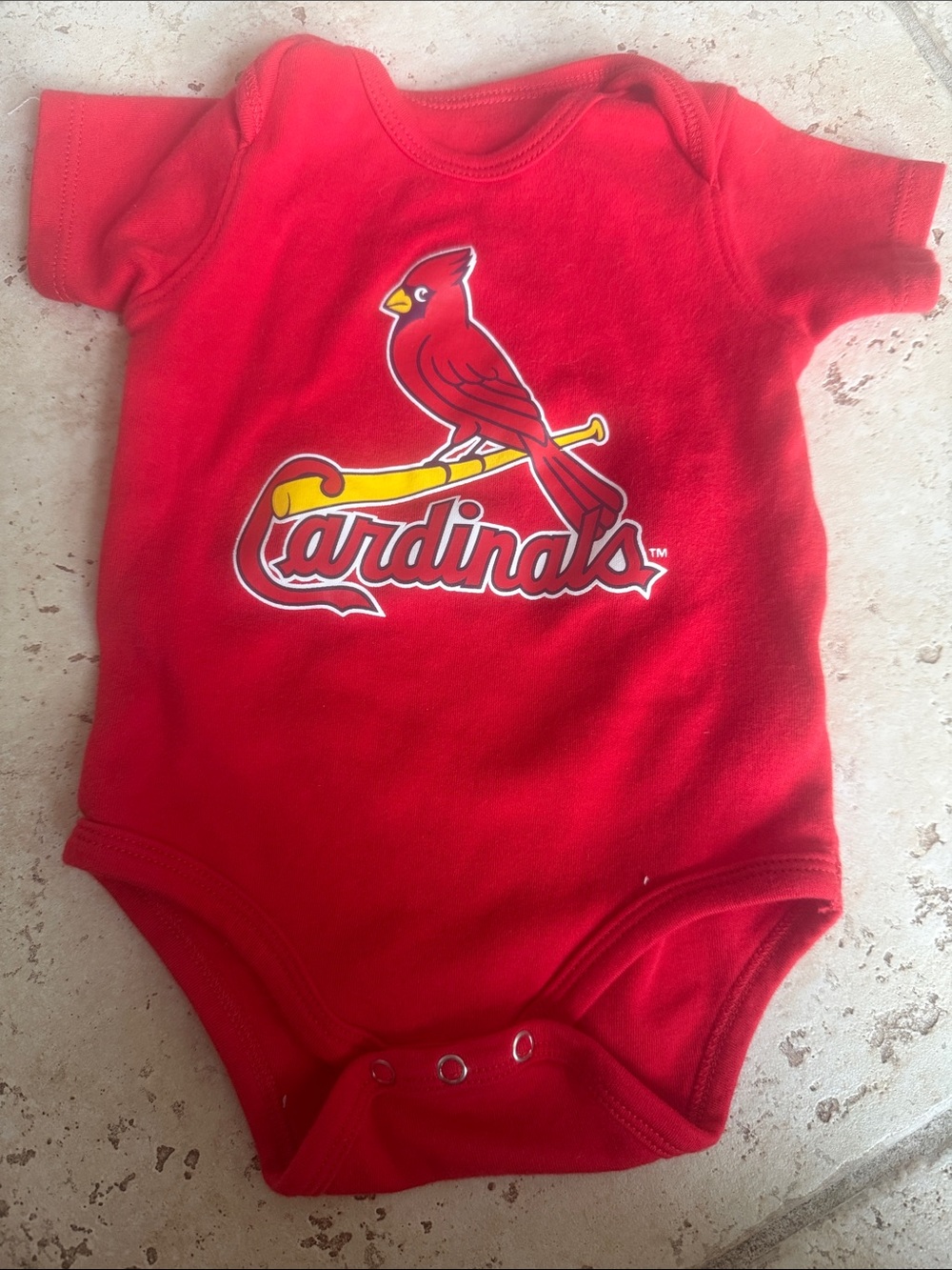 St. Louis Red Baby One-Piece Bodysuit